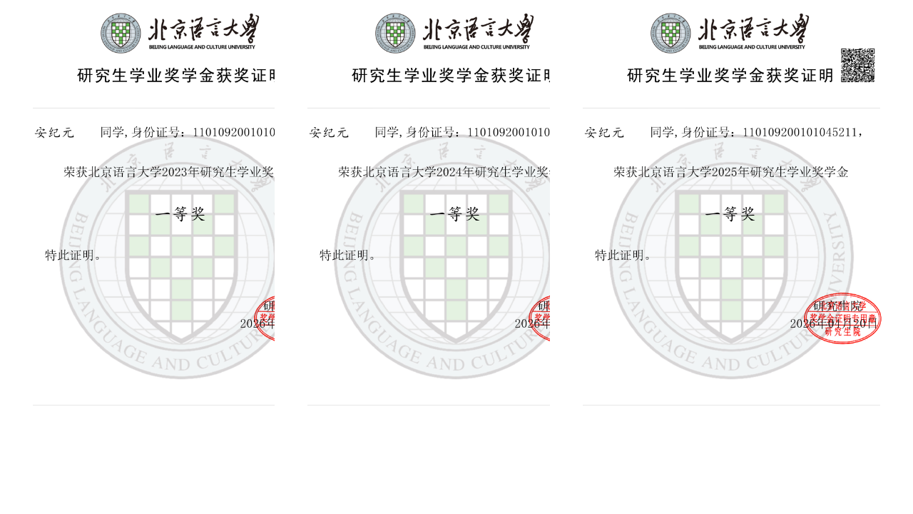 学业奖学金